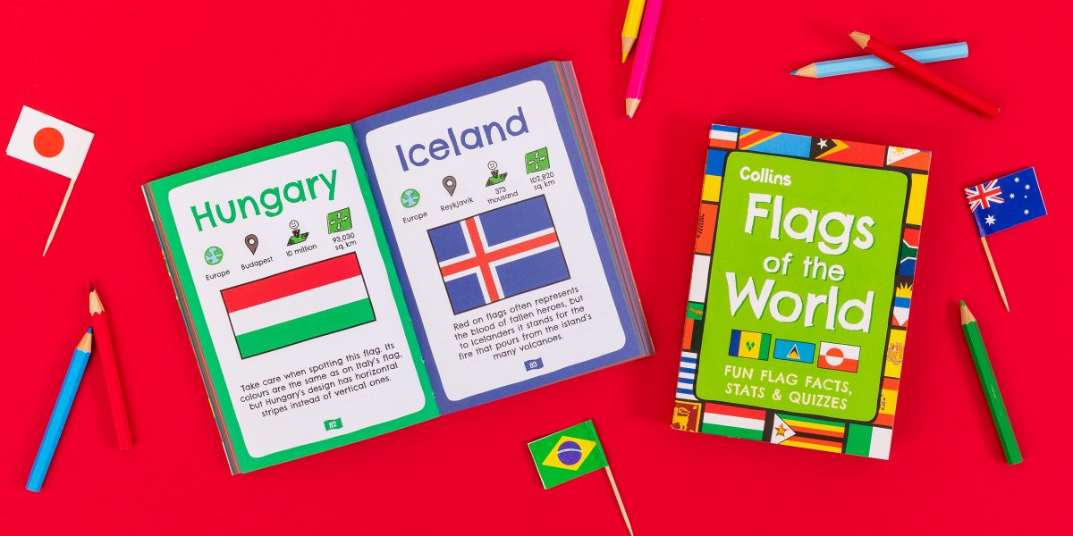 The flag-tastic mini paperback bursting with facts! Take Flags of the World with you on the go to discover amazing stats and test your knowledge. Coming Soon: ow.ly/WCgq50RJwzU