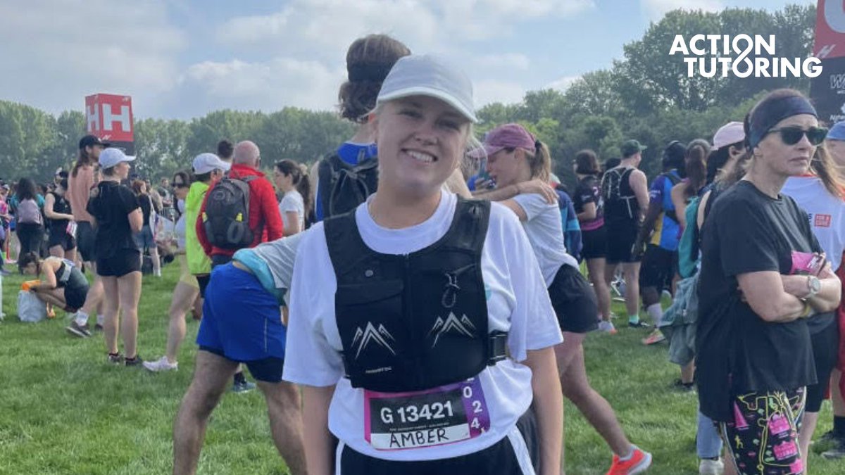 Thanks to all our #hackneyhalf fundraisers this weekend! Here's our very own Amber 🏃🌟 If you can donate, there's still time to support them in raising crucial funds for our pupils 👇 ow.ly/ivGx50RNlPf #halfmarathon #london #fundraising #charityrun