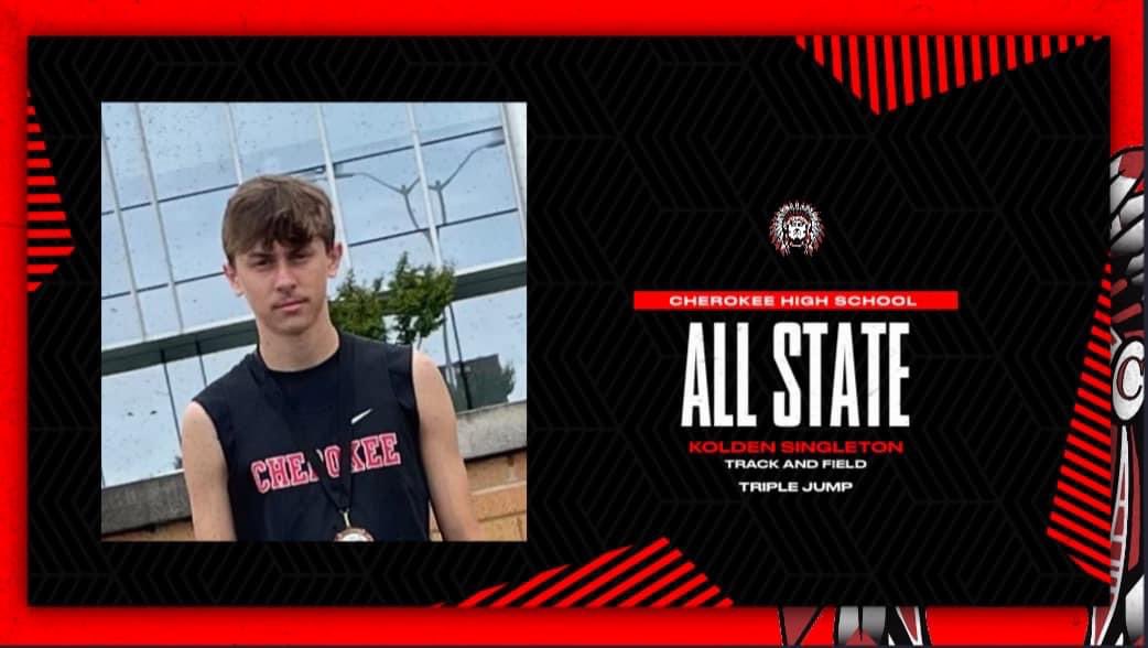 All-State Triple Jump performance by this hard working athlete. Proud of his efforts.