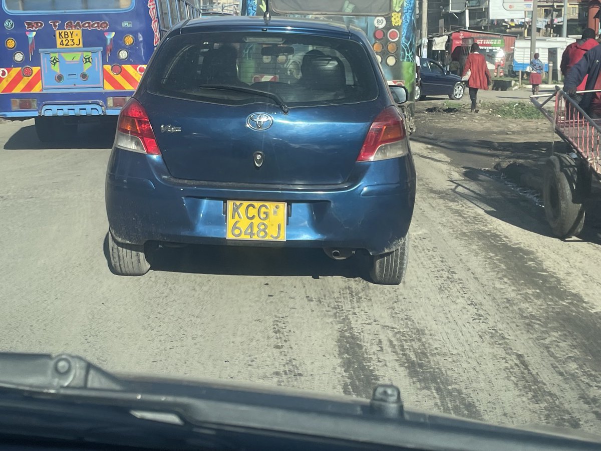 This guy hit my side mirror and ran away. I think he is a dangerous driver on the road. He is a kind that will hit and run. Interestingly it was just a small car-what if it was a machine?
⁦@DCI_Kenya⁩ huyu atafutwe 
⁦@KenyanTraffic⁩ this is a dangerous driver.