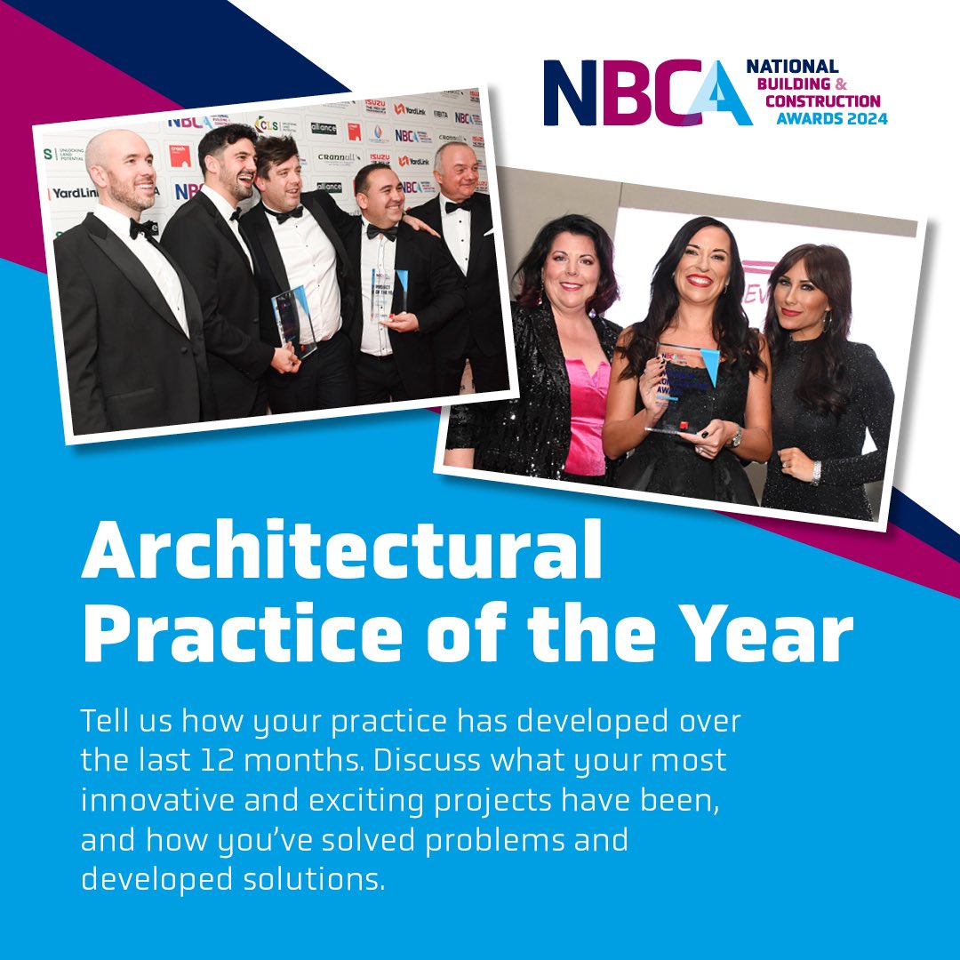 National Building and Construction Awards (@nbcawards) on Twitter photo Could you be the winner of Architectural Practice of the Year?
Enter today at nbcawards.co.uk
<a href="/RIBA/">Royal Institute of British Architects</a> Could you be the winner of Architectural Practice of the Year?
Enter today at nbcawards.co.uk
<a href="/RIBA/">Royal Institute of British Architects</a>