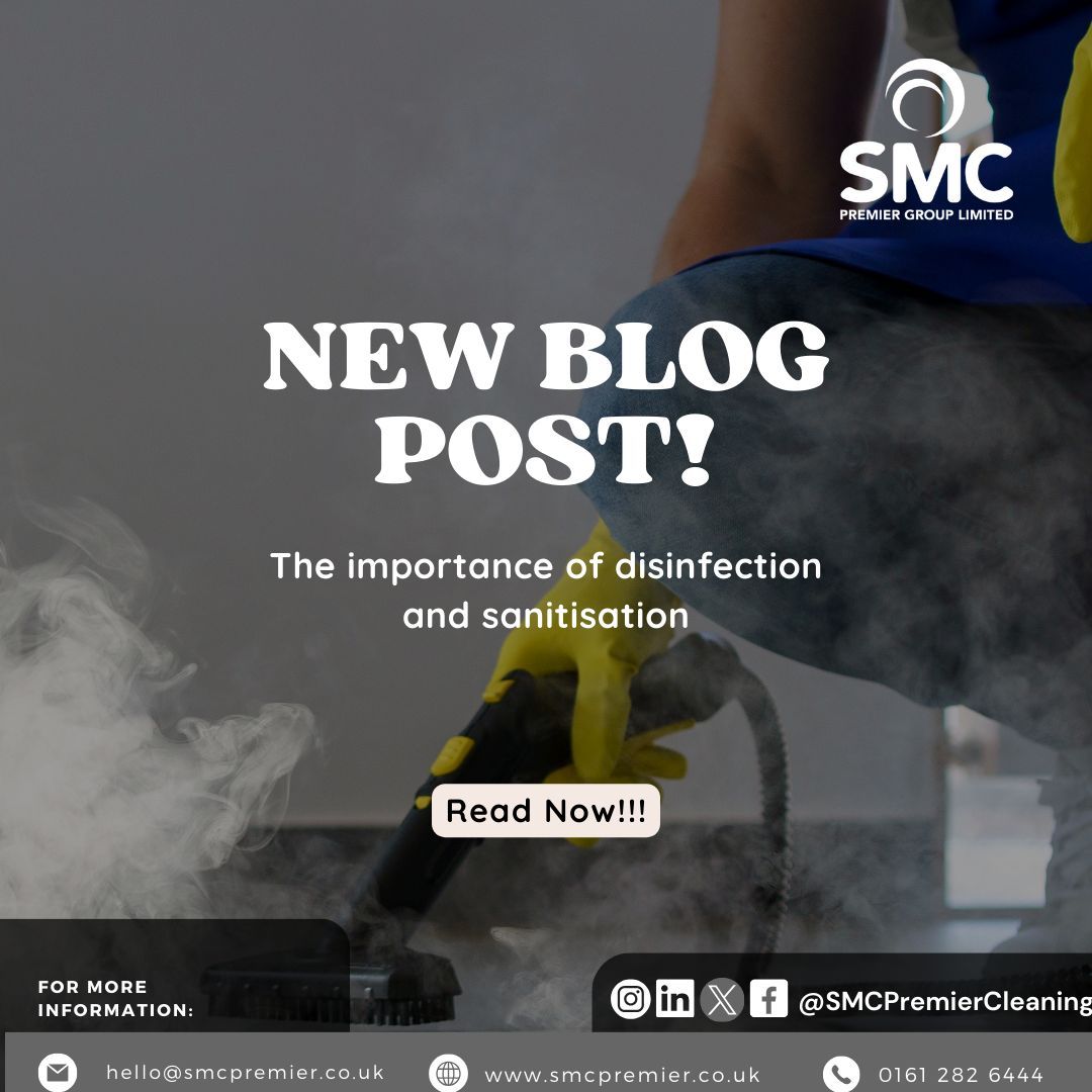 In today's fast-paced world, maintaining a clean and healthy work environment is more crucial than ever.  SMC Premier Group goes beyond basic cleaning to ensure your commercial premises are properly disinfected and sanitised. Here's why it matters

Visit: buff.ly/4dRjpNJ