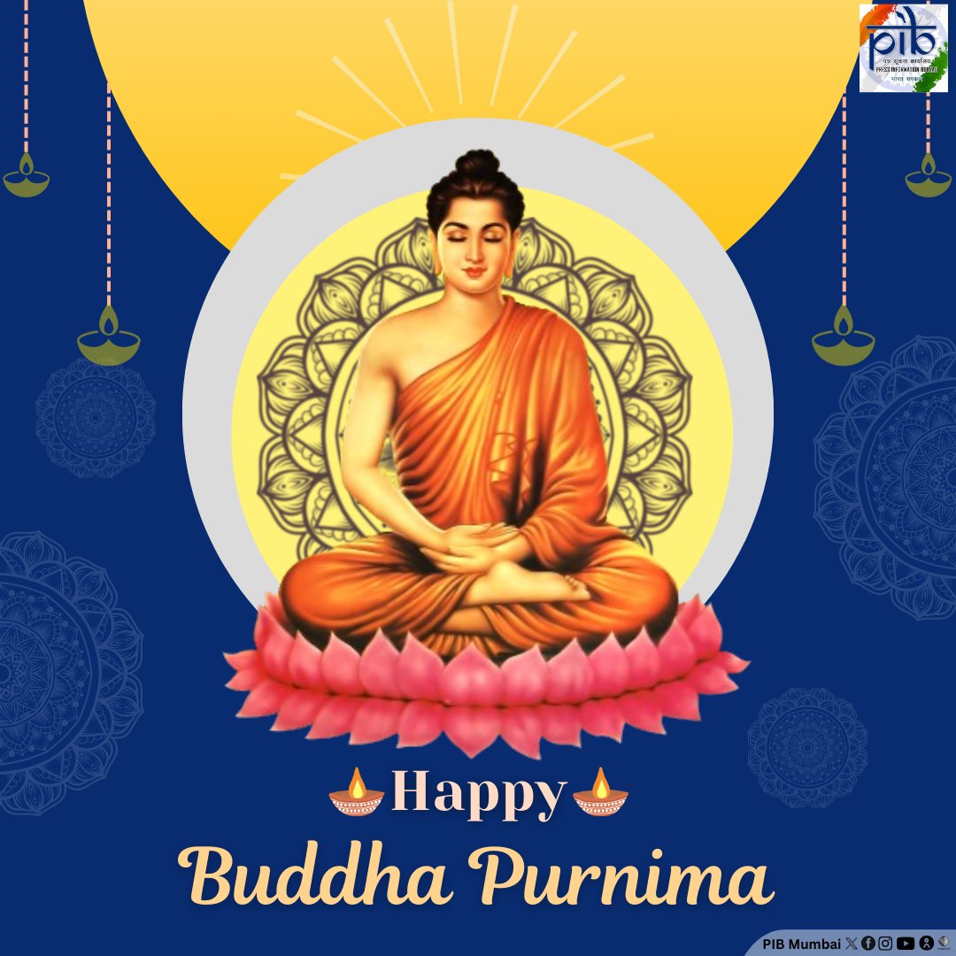 #BuddhaPurnima, also known as Vesak, marks the birth and enlightenment of Gautam Buddha. The day holds immense significance for the believers of peace and non-violence.