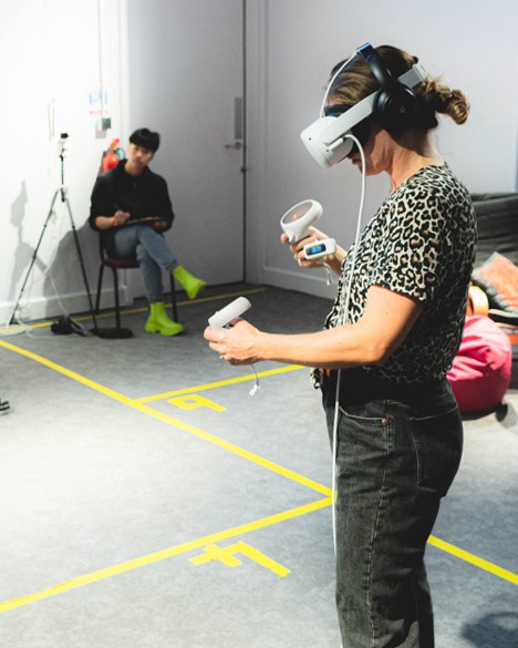 While in residency with Zero Point Motion, Harry Willmott created a research framework, measuring user presence and immersion in immersive experiences.

Harry has written a useful guide to playtesting, rather than user testing, for practitioners and SMEs!👉myworld-creates.com/blogs/playtest…