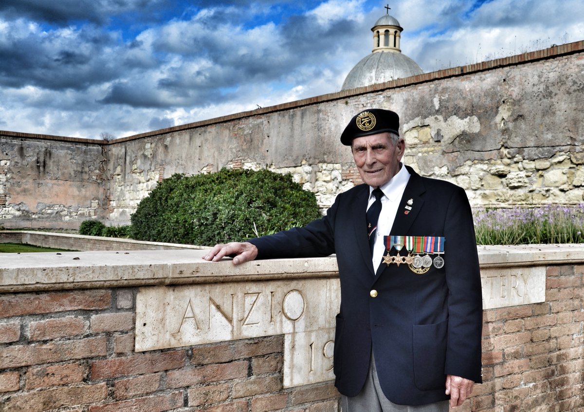 I had the honour and pleasure of travelling to Anzio with John Dennett in 2013, where he served before D-Day in Normandy. Glad to see him still going strong.