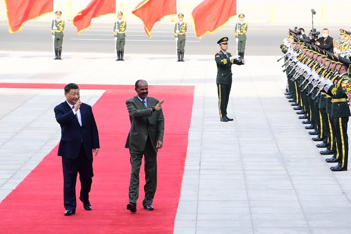 The President of the People's Republic of #China congratulates #Eritrea on its 33rd Independence Day! Xi Jinping highlights Eritrea's role in promoting international fairness, justice, & regional peace. #EritreanAt33 #EritreaIndependenceAt33