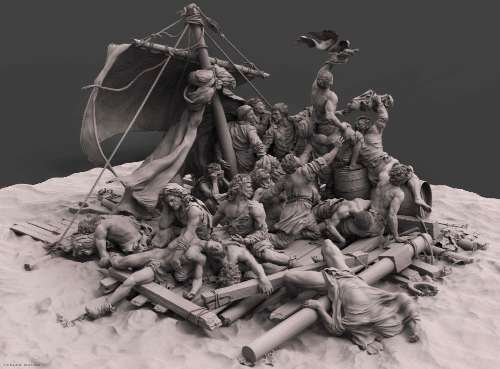 chacaroleo's tweet photo. @maxonzbrush 

#theraftofthemedusa

#theodoregericault https://t.co/k54qrmX4za