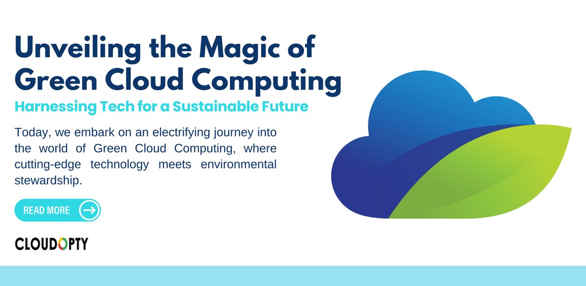 Today, we embark on an electrifying journey into the world of Green Cloud Computing, where cutting-edge technology meets environmental stewardship. #Cloudcomputing #CloudOpty #blog #articles #compliance #cloudcomputing #cloudsecurity #cloudoptimization #greencloud #greencloud