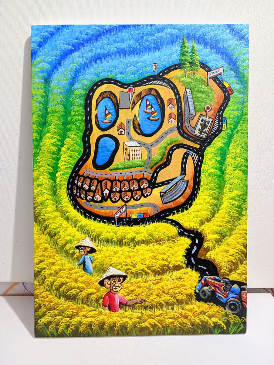 ArtProlink's tweet image. whoever you are, wherever you are, you can contribute to DAO, this is the first painting I sent to
THANK APE
I hope to be accepted into the APE program to support business activities
IF YOU INTEREST TALK IN DM