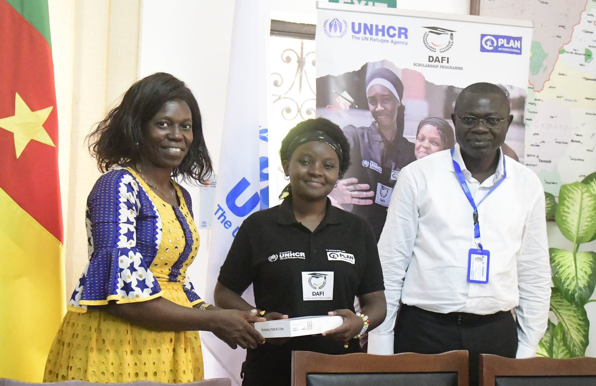 Under DAFI scholarship Programme, UNHCR and Plan International continue to support refugees towards the transition from training to employment and also grant the needed electronic devices (tablets) to boost their access to the job market opportunities.