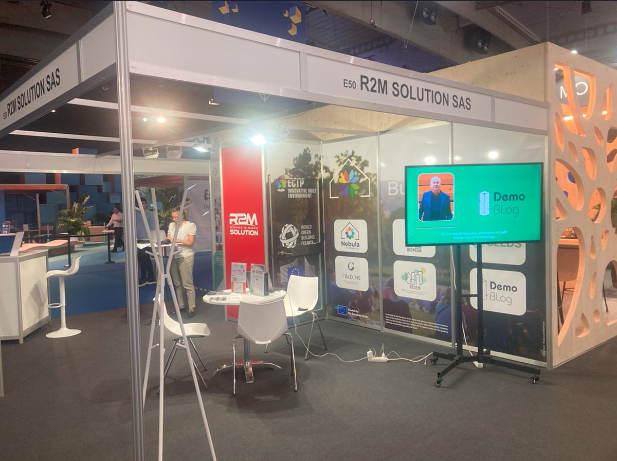DemoBLogProject's tweet image. We are at @ConstrumatBCN!  

We&apos;re sharing the space🎯2E50 with other relevant #HorizonEU projects @BIO4EEB, NEBULA, @RegenEuProject, CALECHE, and SEEDs. 

Come ask any question about the #DemoBLog project or just say hi!👋

#DigitalBuildingLogbooks #Construmat
