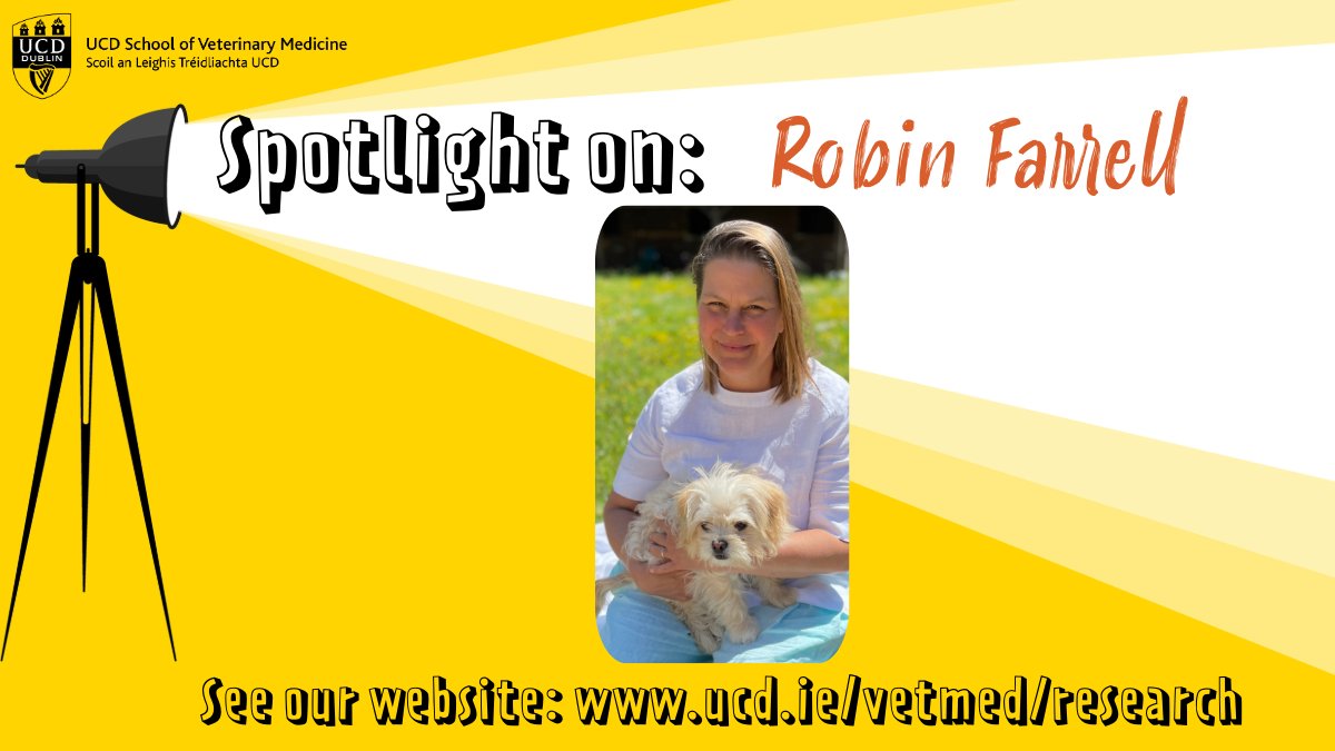 For Veterinary Nursing Awareness Month, Robin Farrell, Veterinary Nursing Director, tells us about working in the Bronx Zoo, becoming a vet technician with the US military & why she chose to leave a tropical island to take up a position in our School! See: ucd.ie/vetmed/researc…
