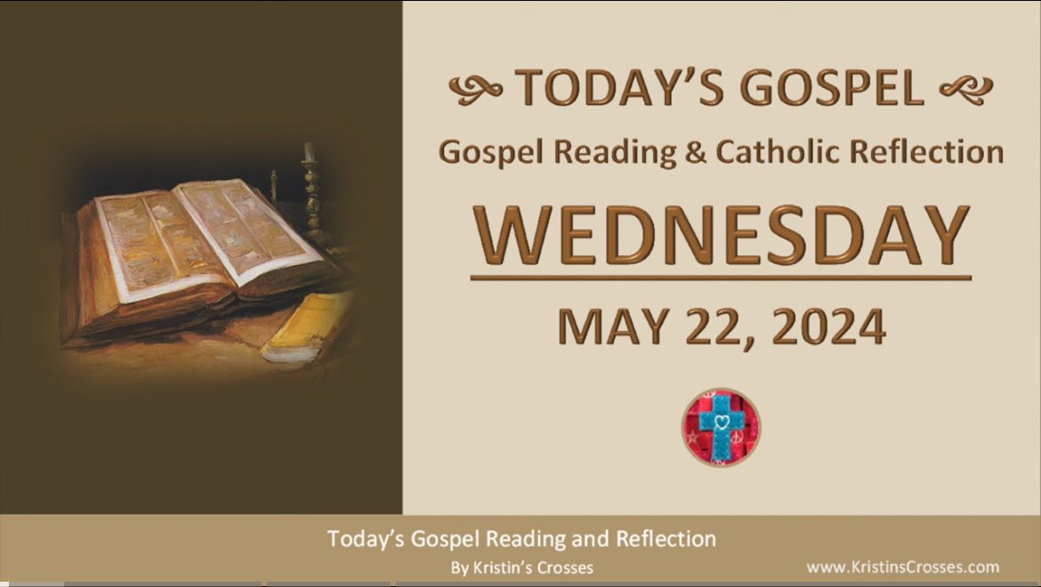 Today, let’s pray that we will have an open heart and encourage others to express the creativity and passion for our Lord by their good works. Pray with us @Kristinscrosses Today’s Prayers for Wednesday: bit.ly/3PTieTW Gospel & Reflection: bit.ly/4aya6zx