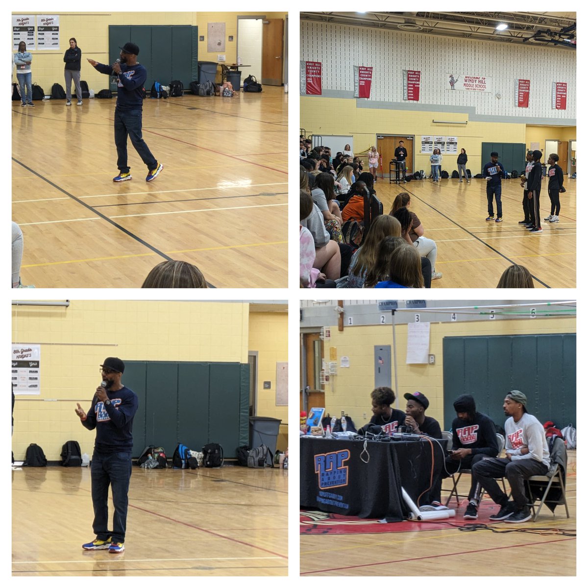 Thank you Calvert County Health Department for helping to bring the anti-vape rapping program to WHMS.  Our 6th graders enjoyed and learned from it.