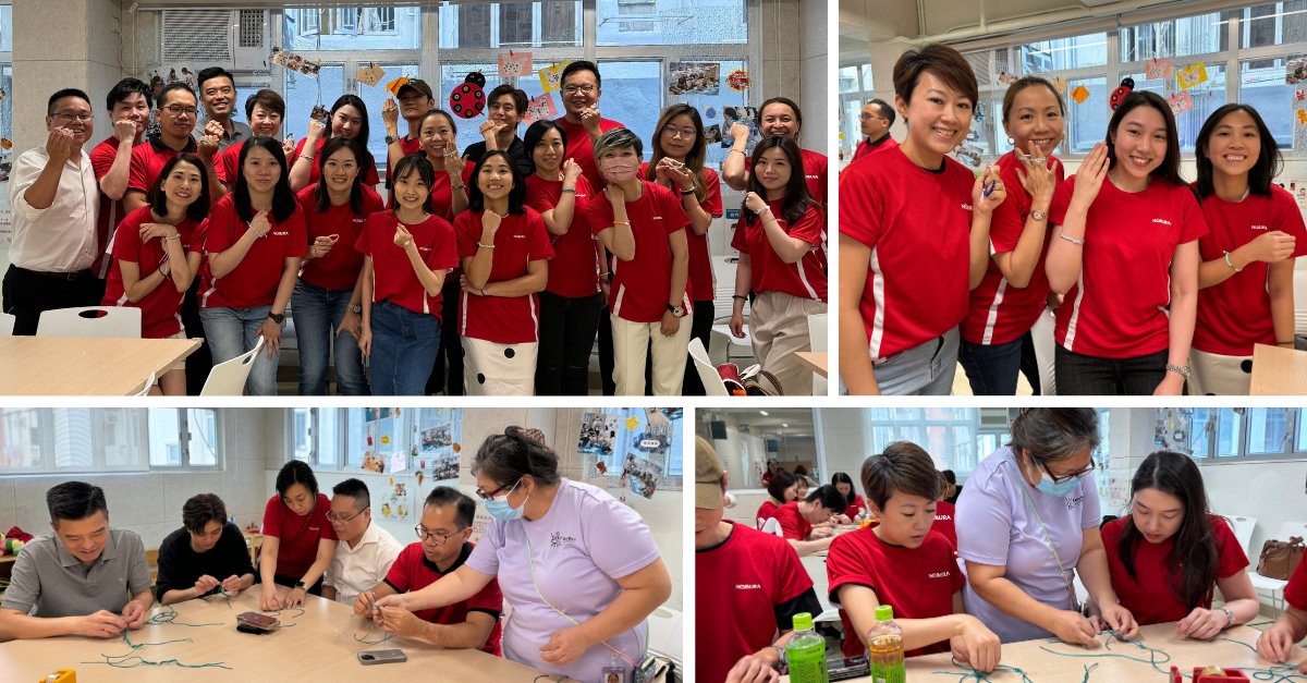 Nomura volunteers put their creative skills to good use to help @OneSkyorg prepare for an upcoming fundraising event. The bracelet workshop took place at OneSky’s inspirational early childhood development centre in Hong Kong. We are proud to support their important work.