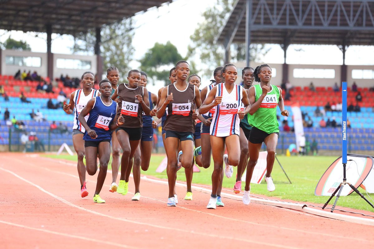 Kenya Prison’s Lilian Odira clocked 2:02.21 to become 800m national champion at the second day of the championships at Ulinzi Sports Complex, Nairobi #athletickskenya #aknationalchamp2024