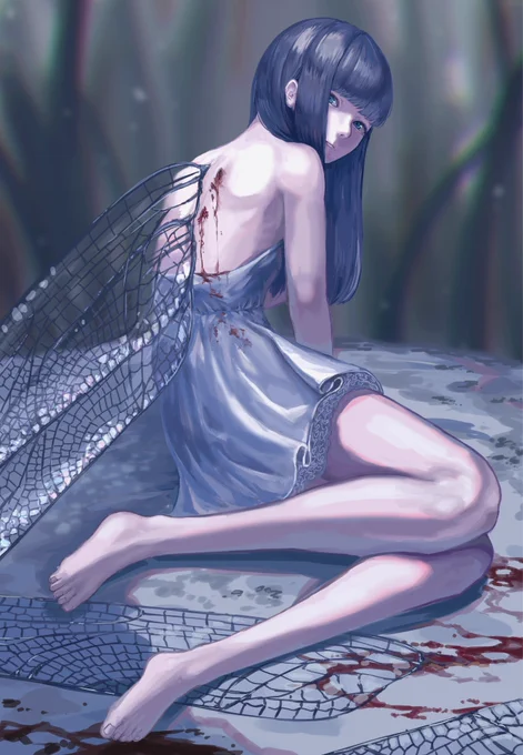 「あそぼ。」/"I just wanna play with you." #イラスト #illustration
