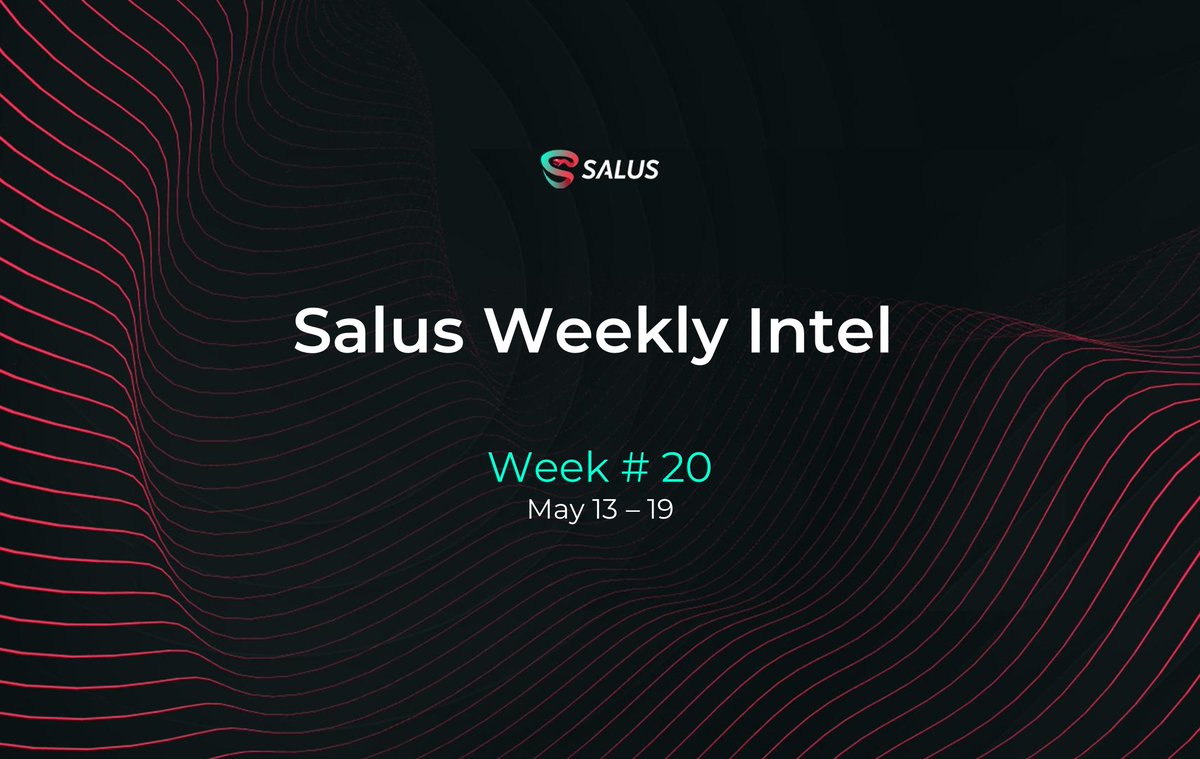 🗓️Weekly Update (May 13 - May 19) 

What happened last week?

Dive into last week's developments with Salus Intelligence. Discover key highlights in web3 security and technology. ⤵️ 

1. @predyfinance on Arbitrum was exploited, losing $464K from its lending pool.

2. @ALEXLabBTC,