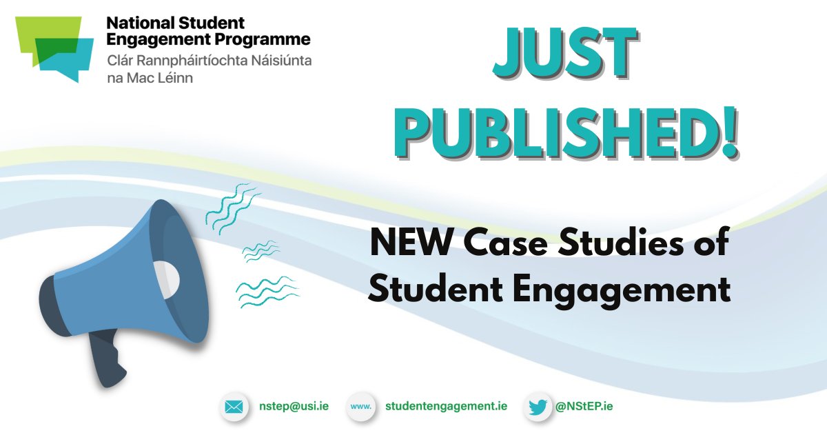 We're delighted to announce the addition of 7 new case studies to our Case Study Hub!🎊 Demonstrating good practice in student engagement & partnerships in Irish higher education, check them all out here 👉studentengagement.ie/case-studies/