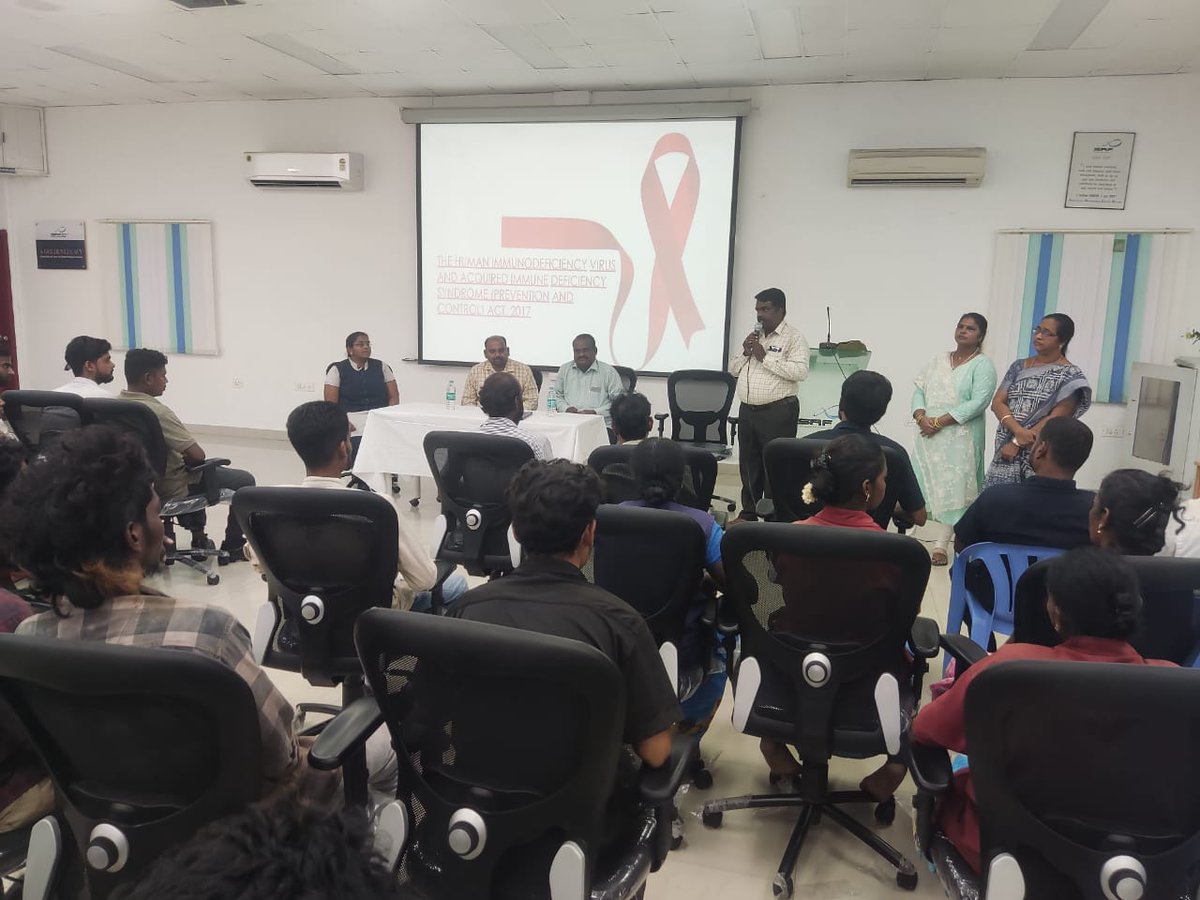 tansacs's tweet image. g) Voluntary testing and screening to achieve the first 95.

The sessions were handled by Mr. Pugazh, DD IEC &amp;amp; MS, TANSACS. Dr. Karthikeyan, DPM Chennai, presided along with the District Supervisor and ICTC staff.

#ICLM2024
#Indextesting
#PreventionIsKey
