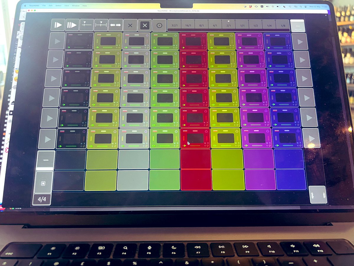 Big moment…. Finally… the beardytron is going to be commercially available. 

Here’s a first look at the early beta of the next stage in live-looping workflow and live-production. It may look simple, but that’s what’s crazy about what you’re seeing here… This unassuming grid