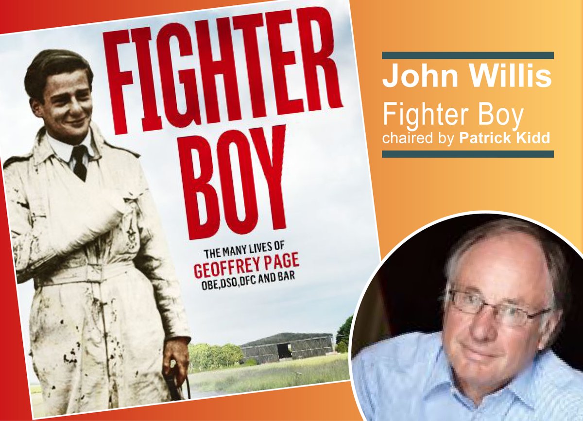 Tonight 7.30pm - Celebrating the 80th Year of the D-Day landings, John Willis talks about the extraordinary life of pilot Geoffrey Page, the inspiration behind the Battle of Britain Memorial at Folkestone @johnwilliswrit1 @VisitGreenwich @BlackheathSoci1 

bit.ly/3Vbeb8c