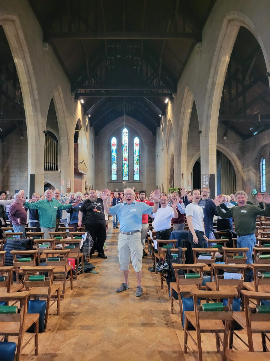 We came, we learnt, we performed much of Elijah led by <a href="/h_bradford96/">Harry Bradford</a>, accompanist <a href="/JamesOrford/">James Orford</a> and our choral scholars as soloists. A great experience for everyone there!

#comeandsing #southwestlondonchoirs