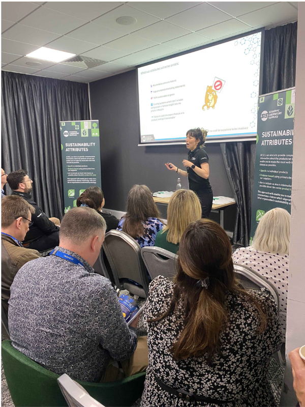ScientificLabs's tweet image. Our #Sustainability Masterclasses are in full swing! Lucy Moore kicked things off with a fantastic seminar on &apos;Determining Product Sustainability with Sustainability Attributes&apos;. 🌍✨ More sustainability talks to follow in Conference Suite 3A—don&apos;t miss out! 🌟 #SciLabShow2024