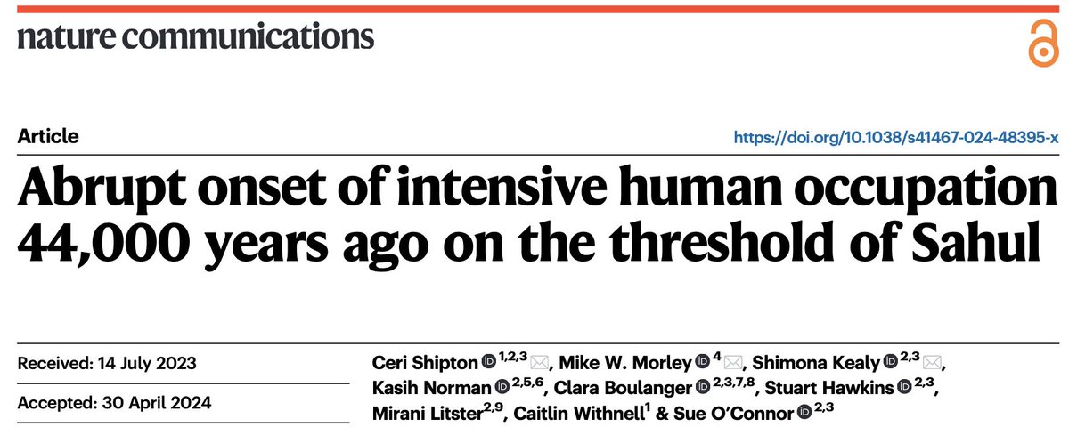 Check out our new paper in @NatureComms. We show humans arrived on Timor Leste abruptly in large numbers ~44ka. We use #micromorpholology to record a diagnostic arrival signature in rockshelter sediments. #FlindersMicroarchLab @FLINArchaeology @Flinders url.au.m.mimecastprotect.com/s/MaIYCD1vwDCM…
