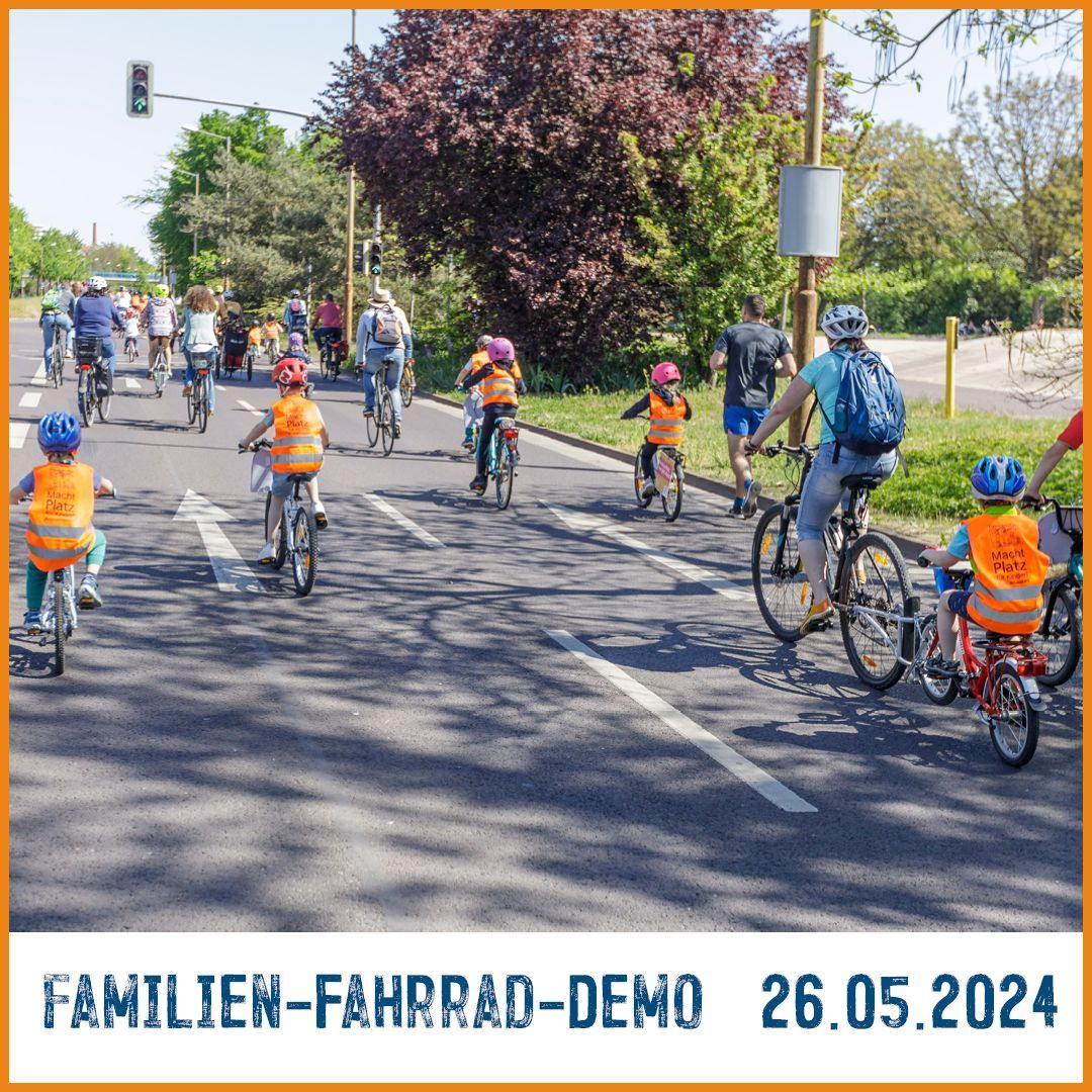 Erinnerung an die Familien-Fahrrad-Demo/Kidical Mass an diesem Sonntag 26.05.2024 ab 11Uhr in #Magdeburg. Mehr Informationen unter buff.ly/3V9SpBJ #kidicalmass