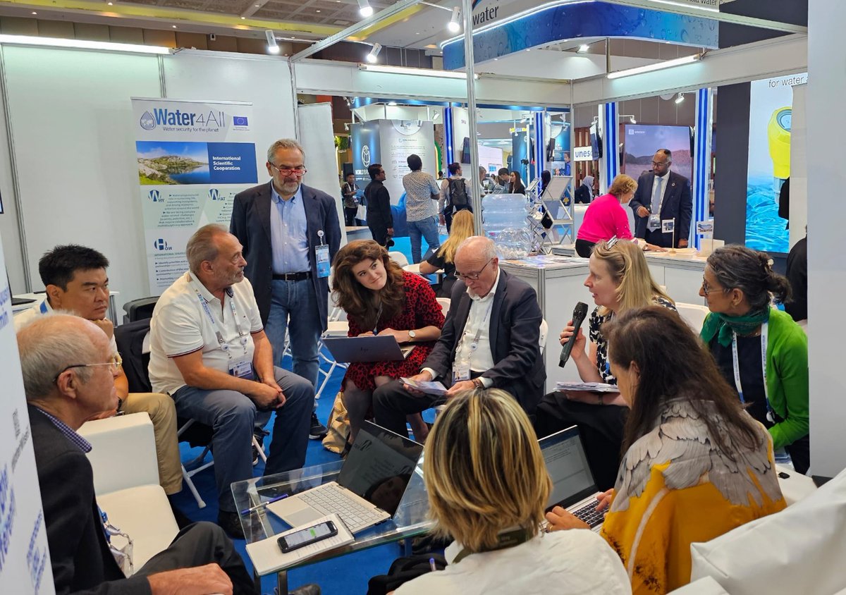 💧#CEWP is present at the 10th World Water Forum reflecting on how the longstanding cooperation between Europe and China can contribute to a world with water for shared prosperity!