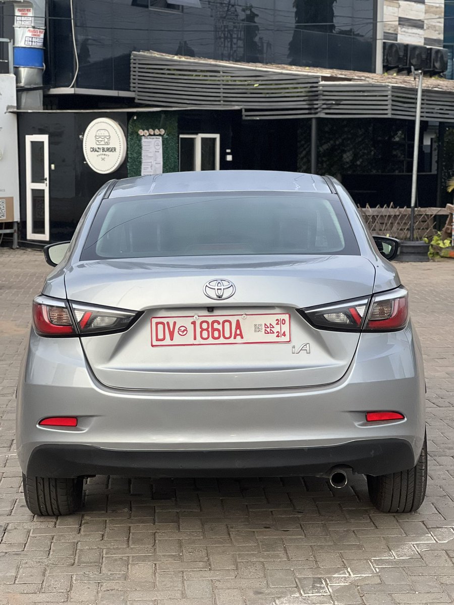 Toyota Yaris IA [2018]
🇺🇸 1.5L Engine
🇺🇸 99000 miles
🇺🇸 6-Speed A/Transmission
🇺🇸 Air Conditioning 
🇺🇸 Back-Up Camera
🇺🇸 Keyless Start & Entry
🇺🇸 Brake Assist
🇺🇸 16” Alloy Rims
🇺🇸 Stability & Traction Control
🇺🇸 Cruise Control w/Steering Controls 

Price: GhS155k [Negotiable]