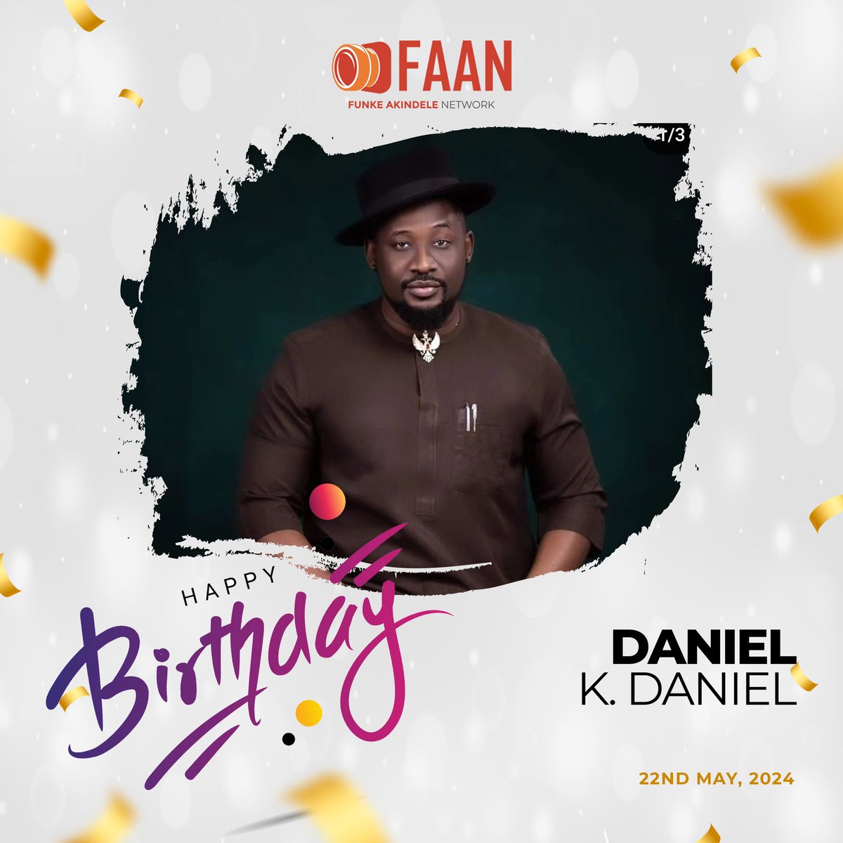 Happy Birthday Daniel K. Daniel 🎉

Sending you the best wishes and love from FAAN. ❤️🎁
.
.
.
#faantv #birthdaywishes #fansoffunkeakindele #funkejenifaakindele #funkeakindelenetwork