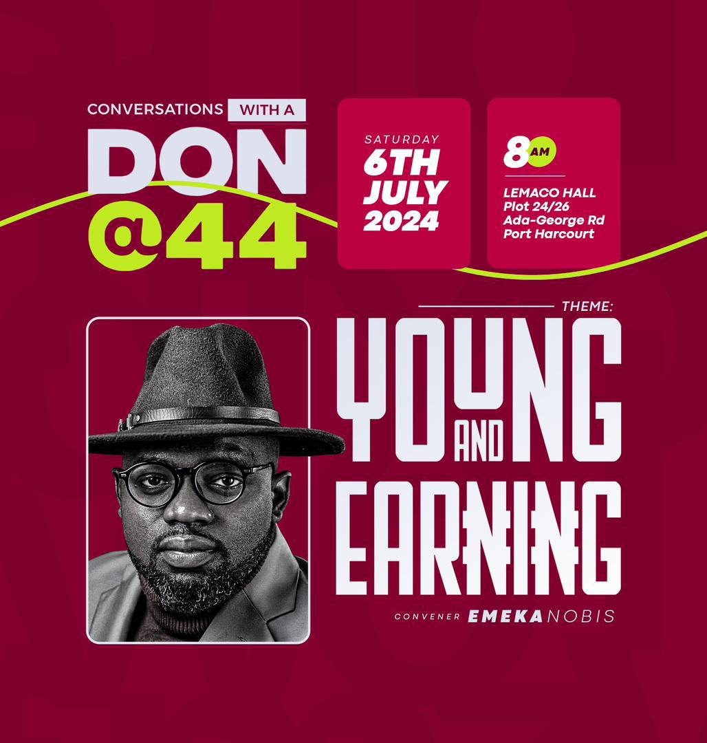 pre15053's tweet photo. Conversations with the Don is here! It’s more than just a conversation. 

Join us on July 6th, 2024, at Lemaco Halls and Garden, 8:00 AM. Learn from the Don and other great speakers, and build valuable networks. Register now: https://t.co/b27datA4dT

#CWAD #CWAD44 #EmekaNobis https://t.co/Fc566wGdI3