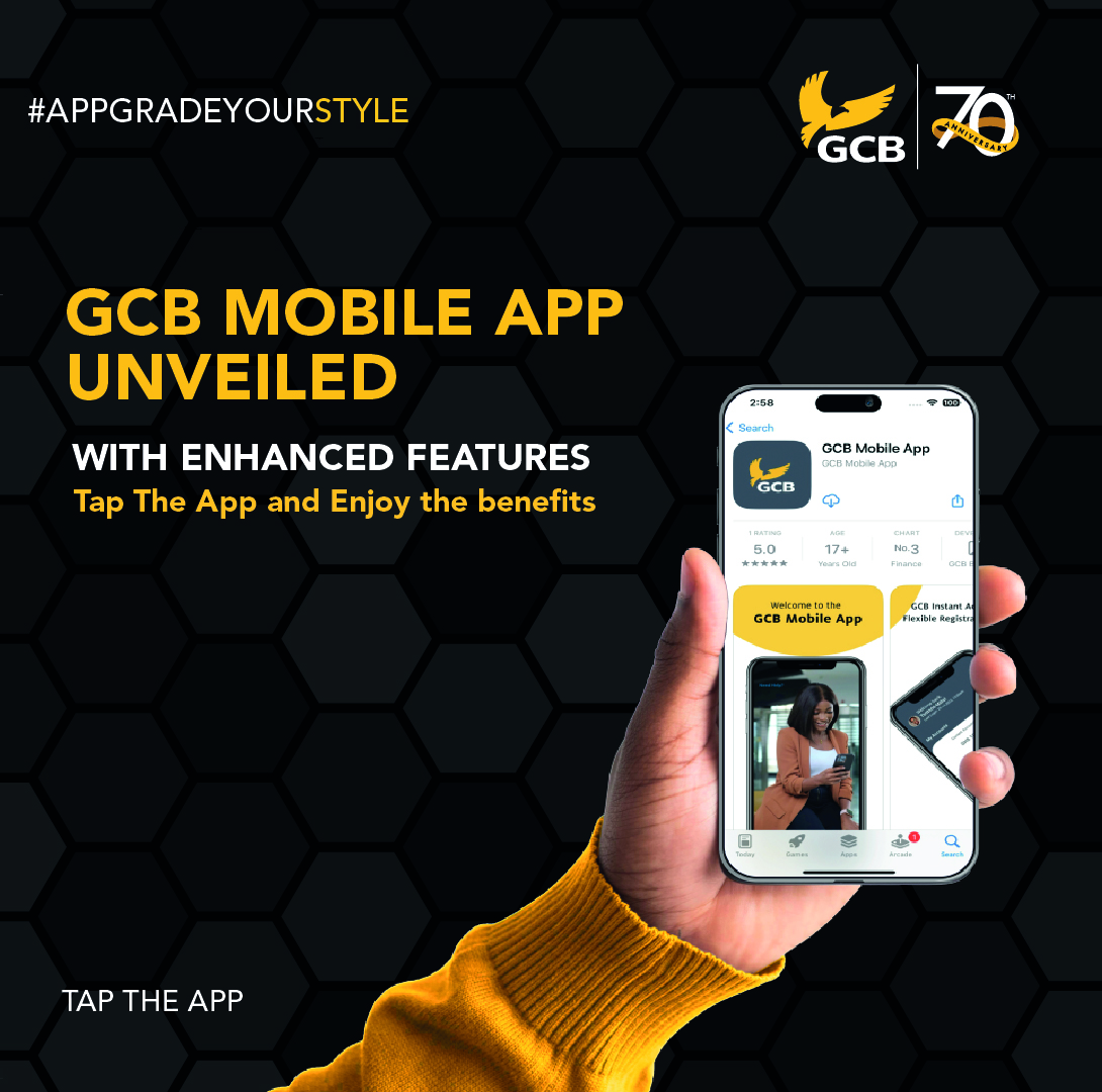 GCBBankPLC's tweet photo. 📲Easily manage your accounts, transfer funds, pay bills, and more, all from your smartphone. Enjoy secure and convenient banking at your fingertips! 🚀✨ Download and register now!📱💫
#gcbmobileapp #taptheapp #InstantAccount #FundsTransfer #GCB #YourBank4Life https://t.co/sR97OYf2Gb