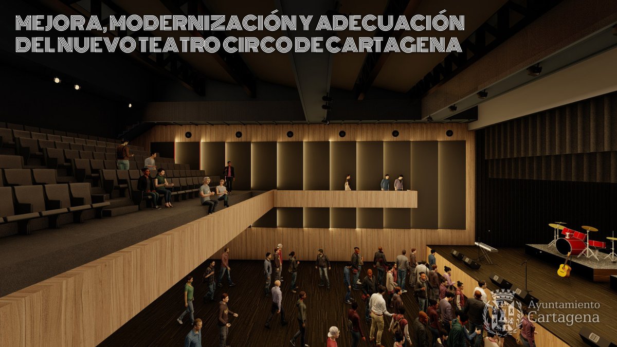 🎭👏El @nuevoteatrocirc se convertirá en un espacio polivalente de artes escénicas capaz de transformarse en sala de conciertos. 📌La alcaldesa de #Cartagena, @NoeliaArroyoHer, indica que el 31 de mayo se deja de programar y que se plantean tres fases. 🌐cartagena.es/detalle_notici…