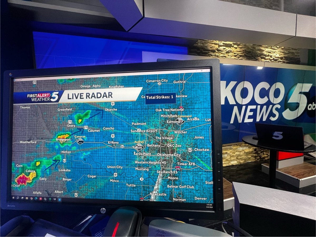 Meteorologist Taylor Cox KOCO tweet media