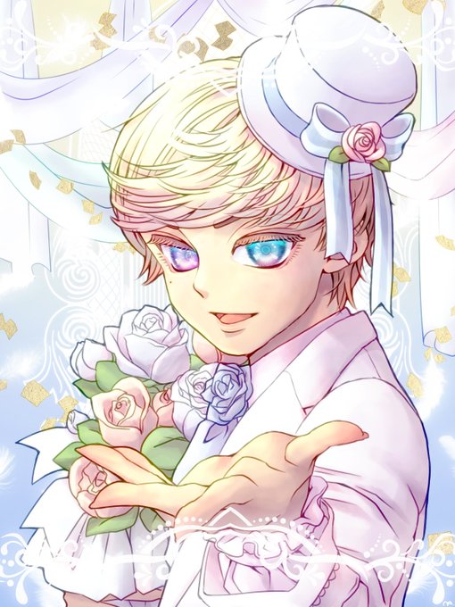 「blue eyes top hat」 illustration images(Latest)