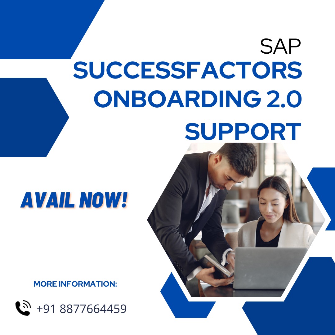 'Unlock the potential of seamless onboarding with our SAP SuccessFactors Onboarding 2.0 module training. Empower your team to master the art of welcoming new hires and cultivating a culture of excellence. Enroll now at Tecblazer  Institute!'