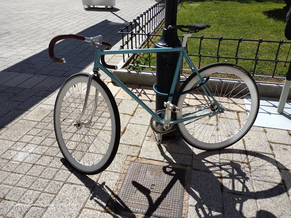 Odnanrefgv's tweet photo. #LaBiciDelDia, #Fixie, #Albacete https://t.co/Y9TgiSpD5D