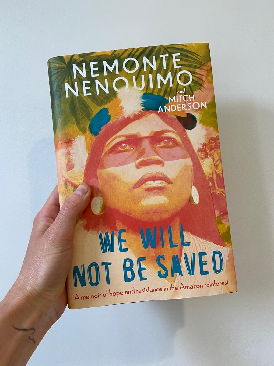 RosieMargesson's tweet photo. Finished copies of the incredible #WeWillNotBeSaved are in and they’re every bit as stunning as the book itself. Can’t wait for Nemonte and Mitch’s visit to the UK in a few weeks and to share their story with the world. #NemonteBook Out 6th June. https://t.co/IX2AvhGvcJ