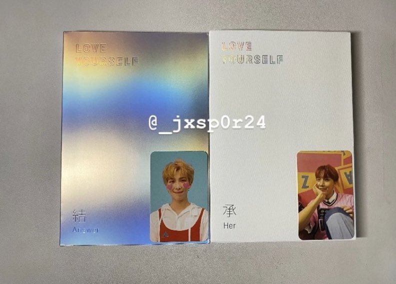 พร้อมส่ง !

(อัลบั้มเต็ม) 📦
Love yourself [Answer] ver. F การ์ดนัมจุน
Love yourself [Her] ver. E การ์ดเจโฮป

Price/1 : 300฿ ส่งฟรี (free shipping) พร้อมโอนลดได้

💜💜💜
#อัลบั้มบังทัน #การ์ดบังทัน #ตลาดนัดรถไฟบังทัน  #ตลาดนัดBTS #อัลบั้มบังทัน