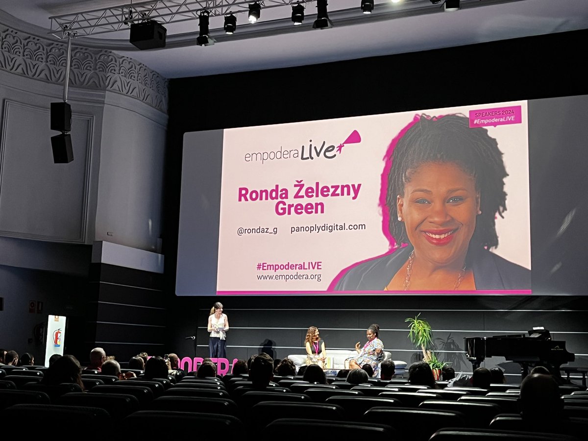 #EmpoderaLIVE <a href="/rondaz_g/">Ronda Železný-Green, PhD</a> Dataocracy to empower marginalized communities. 👉 panoplydigital.com Desmontar el colonialismo digital.