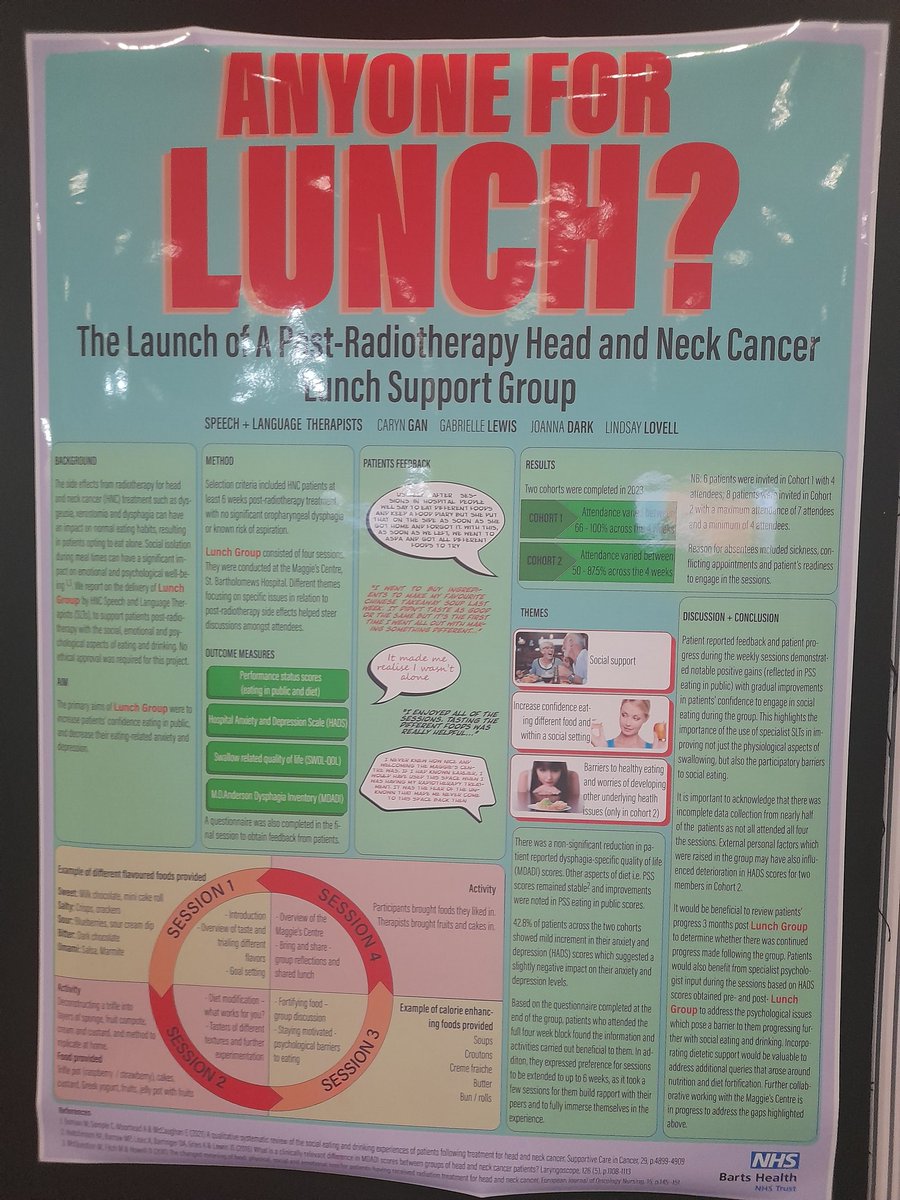 Lucy Brooks 💙 (@lucybrooks74) on Twitter photo Great to see <a href="/BartsENTSLT/">BartsH&N_ENTSLT</a> <a href="/NHSBartsHealth/">Barts Health</a> Head & Neck cancer lunch club outcomes presented <a href="/oncology_care/">Oncology Professional Care</a> today 👏 Great to see <a href="/BartsENTSLT/">BartsH&N_ENTSLT</a> <a href="/NHSBartsHealth/">Barts Health</a> Head & Neck cancer lunch club outcomes presented <a href="/oncology_care/">Oncology Professional Care</a> today 👏