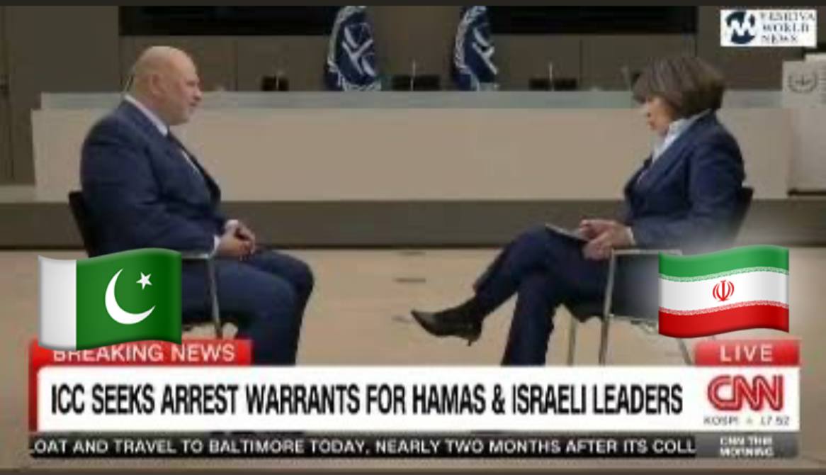Karim Khan, Chief Prosecutor of International Criminal Court (ICC), is of Pakistani origin Christiane Amanpour is of Iranian origin. Irony is that their own countries of origin have committed severe human rights violations & war crimes and they want arrest warrant of Israeli PM