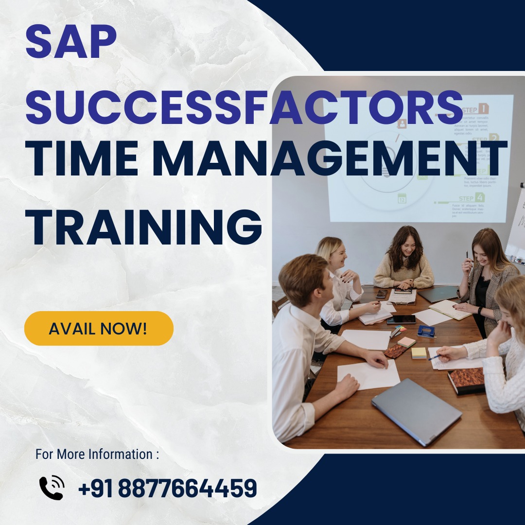Unlock the full potential of your workforce with our SAP SuccessFactors Time Management module training and support services at Tecblazer Institute. From clocking in to scheduling, we've got you covered! #TimeManagement #TecblazerInstitute