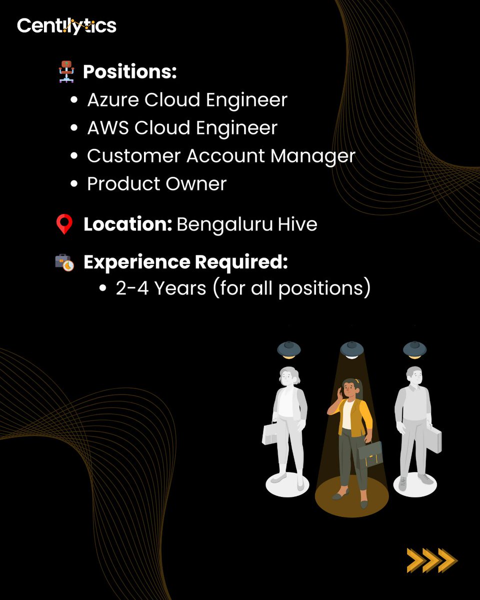 centilytics's tweet photo. Team Centilytics is expanding its Hives in Bengaluru, Meerut, and Mumbai. We're searching for passionate NewBees who thrive on innovation and are ready to give wings to their career! 🐝💼

Send your resume to kumari.seni@centilytics.com, leave a comment, or drop us a message.✉️ https://t.co/35JIqsczmQ