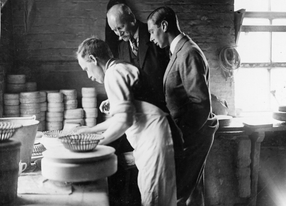 Did you know that today marks the 100th anniversary of the Duke of York's (who would become King George VI) visit to the Wedgwood factory at Etruria. The Duke saw all aspects of the production process. We're sharing some of the photographs of the visit. #royalvisit #onthisday