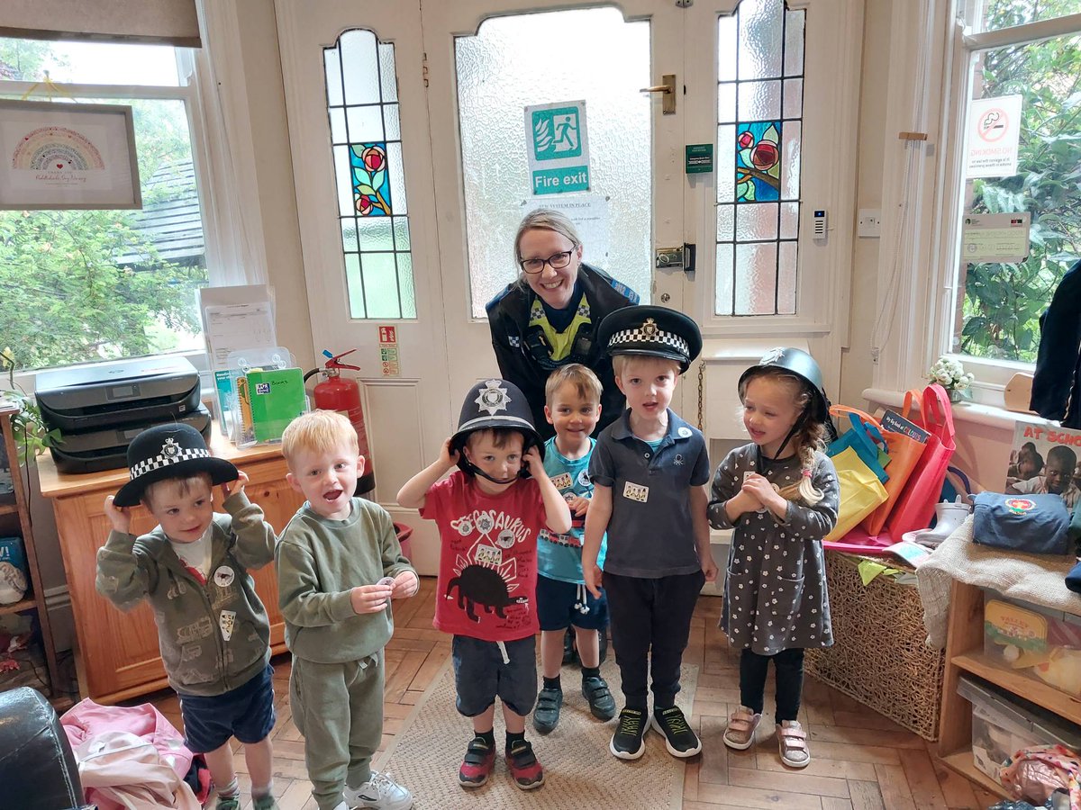 Thank you to Puddleducks Day Nursery for having us! We enjoyed showing you our Police car and uniform.