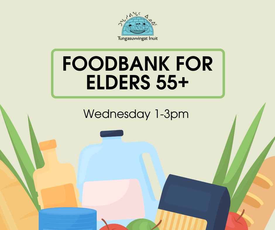 Happening today, Wednesday May 22nd, the Food Bank for Elders 55+, is open from 1-3pm at 297 Savard Ave, Ottawa, in the modular building. Don't forget to bring your bags! See our full schedule here: tiontario.ca/foodsecurity.